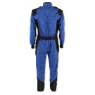RaceQuip One Piece Multi Layer Fire Suit - Blue - Medium 91609239RQP