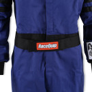 RaceQuip One Piece Multi Layer Fire Suit - Blue - 2XL 120027RQP