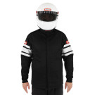 RaceQuip Multi Layer Fire Suit Jacket - Black - Medium Tall 121004RQP