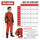 RaceQuip One Piece Single Layer Fire Suit - Black - 2XL 130907RQP