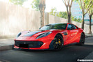 Carbonado 2017-2026 Ferrari 812 Superfast GTS MSY Style DRY Carbon Fiber Front Bumper Side Vents