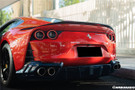 Carbonado 2017-2026 Ferrari 812 Superfast GTS MSY Style DRY Carbon Fiber Rear Bumper Vents