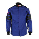 RaceQuip Multi Layer Fire Suit Jacket - Blue - Large 121025RQP