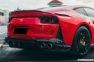 Carbonado 2017-2026 Ferrari 812 Superfast MSY Style DRY Carbon Fiber Rear Diffuser with Light