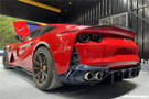 Carbonado 2017-2026 Ferrari 812 Superfast MSY Style DRY Carbon Fiber Rear Diffuser with Light