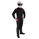 RaceQuip One Piece Multi Layer Fire Suit - Black - Medium 91609039RQP