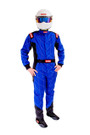 RaceQuip One Piece Single Layer Fire Suit - Blue - Medium Tall 130924RQP