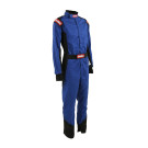 RaceQuip One Piece Single Layer Fire Suit - Blue - Medium 130923RQP