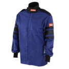 RaceQuip Single Layer Fire Suit Jacket - Blue - Large 111025RQP