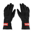 RaceQuip SFI 3.3/5 Black Short Gauntlet Nomex Race Gloves - Small 355002RQP