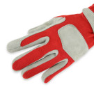 RaceQuip SFI 3.3/1 Red / Gray Nomex Race Gloves - Small 351012RQP