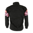 RaceQuip Single Layer Fire Suit Jacket - Black w/Pink Stripes - Kids Large 1960895RQP