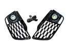 Canadian Auto Performance 2018-2020 Audi RS Honeycomb Fog Grilles | FY B9 Audi Q5 S-Line/SQ5 - V2
