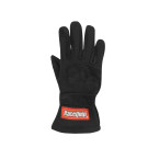 RaceQuip SFI 3.3/5 Black Nomex Race Gloves - Youth Small K8 - Black - Kids Small 3550092RQP