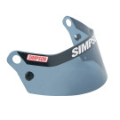 Simpson Racing SD1 Helmet Replacement Shield Antifog/Scratch - Dark Smoke 89501A