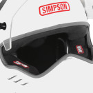Simpson Racing Kingsnake Helmet - X-Large - White - SA2025 9290041