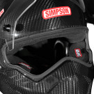 Simpson Racing Carbon Kingsnake Helmet - X-Large - Carbon Fiber - SA2025 929004C