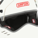 Simpson Racing Kingsnake Helmet - 2X-Large - Pearl White - SA2025 929005P