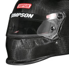 Simpson Racing Carbon Vudo Helmet - X-Small - Carbon - SA2025 995000C