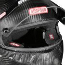 Simpson Racing Carbon Vudo Helmet - Large - Carbon - SA2025 995003C