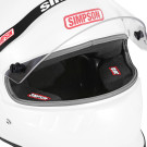 Simpson Racing Vudo Helmet - 2X-Large - White - SA2025 9950051