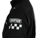 Simpson Racing Checkers Suit Black - Medium CK02221