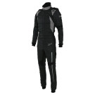Simpson Racing DNA SLT Racing Suit - Small - Black - FIA 8856-2018 - SFI 3.2A/5 F302161