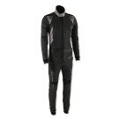 Simpson Racing DNA SLT Racing Suit - Large - Black - FIA 8856-2018 - SFI 3.2A/5 F302361