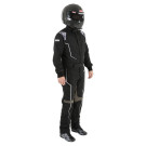 Simpson Racing Helix Racing Suit - Small - Black / Gray HX02121