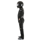 Simpson Racing Helix Youth Racing Suit - X-Small - Black / Gray HXY2021