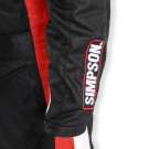 Simpson Racing Supercoil Racing Suit Black - Small - Black/Red/White SC02101