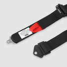 Simpson Racing CAMFX 5PT 2x2" Harness with Pads - Black 1CFXD52KB+P