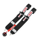 Simpson Racing LCL 62" Lap FM 5-Point PU Harness - Black 29102BKH