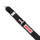 Simpson Racing Lever Camlock Bolt In 5-Point Harness - 55" Lap - Black - SFI 16.1 29110BK