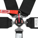 Simpson Racing 3" Camlock Harness - Lever Camlock - 55" - Pull Down - All Black 29110BKL1X