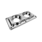 Baer Brakes ReMaster 2-Bolt GM/Ford Master Cyl Assembly, Polished, 7/8in bore, Left port. 6805201LP