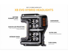 Morimoto XB Evo Hybrid LED Headlights Ford Super Duty 2017-2019 LF2-503Y