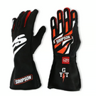 Simpson Racing Airspeed Gloves - Large - Black - SFI 3.3/5 ASKLG