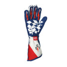Simpson Racing Supercoil Gloves - Large - Navy - SFI 3.3/5 SCNLG