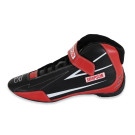 Simpson Racing Supercoil Shoe Size 11.5 Black/Red SC115R