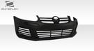 Duraflex 2005-2010 Volkswagen Jetta / 2006-2009 Golf GTI Rabbit R Look Front Bumper Cover - 1 Piece (S) - 108158