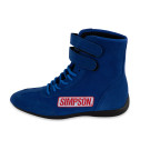 Simpson Racing Hightop Shoes Size 10 - Blue 28100BL