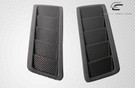 Carbon Creations Universal Race Hood Louver Vents - 2 Piece - 116152