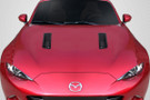Carbon Creations Universal Race Hood Louver Vents - 2 Piece - 116152