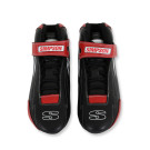 Simpson Racing Supercoil Shoe Black/Red - Size 10 SC100R
