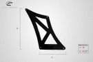 Carbon Creations Universal 62" DriTech VRX V1 Short Wing Complete Kit - 9 Piece - 113249