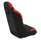 Simpson Racing Vortex II Off-Road Suspension Seat - Black / Red S104-306