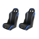 Simpson Racing Vortex II Off-Road Suspension Seats Black/Black - Sold/shipped as a pair S104-307-2