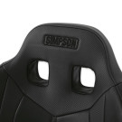 Simpson Racing Pro Sport Off-Road Suspension Seat - Black / Black S107-304