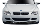 AF-1 2006-2010 BMW M6 E63 E64 Carbon Front Lip Spoiler ( CFP ) - 113182 1 Piece - 113182